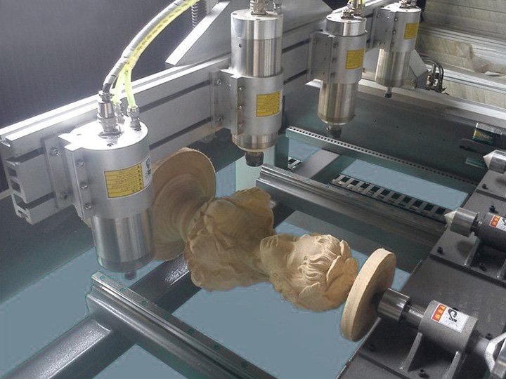4 Axis CNC Router for 3D Woodworking Projects
