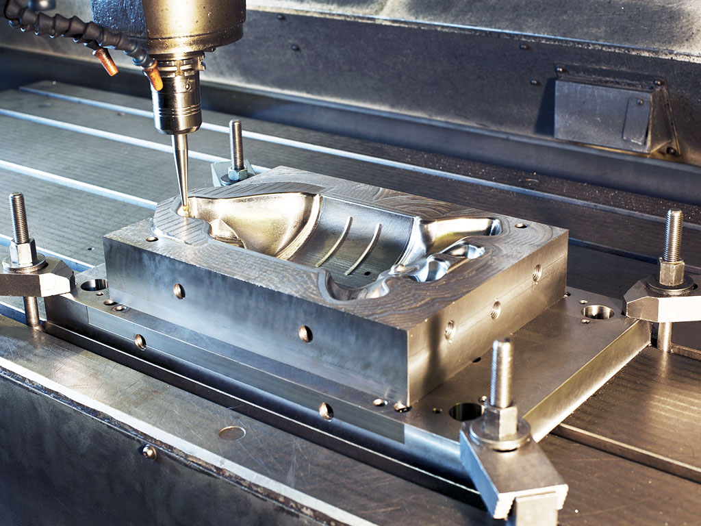 CNC molding machine sample for metal