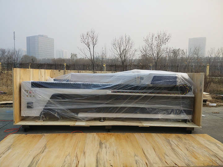 Mixed laser cutting machine structure